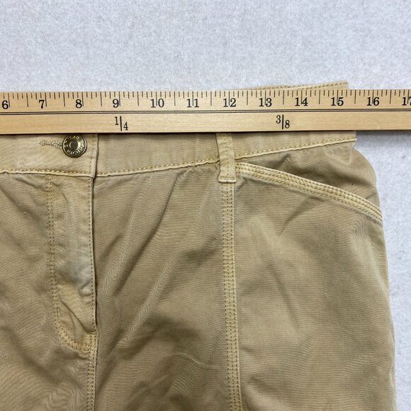 Chicos Pants Women's 1R Tan Utility Stretch Leggings Actual 30 X 26 - Picture 5 of 11